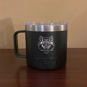 Arkansas State Red Wolves Yeti Rambler Coffee Mug with lid